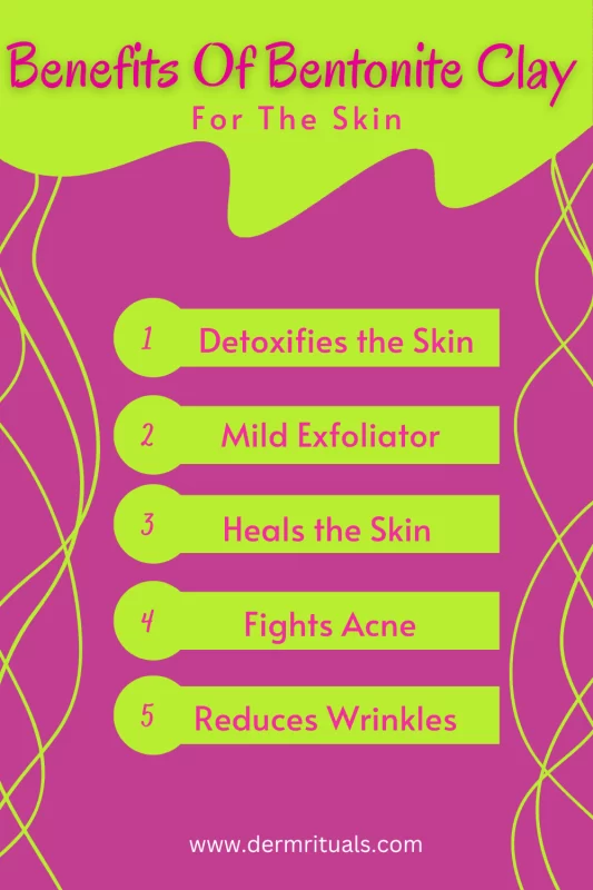 benefits of bentonite clay for the skin